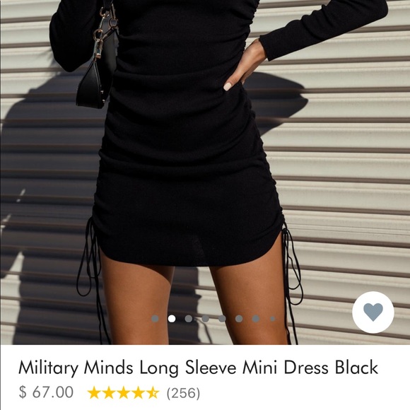 MILITARY MINDS LONG SLEEVE DRESS MINI MILITARY MINDS LONG SLEEVE DRESS MINI